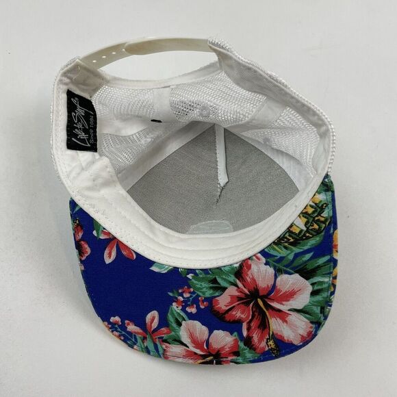 LIVE TO SURF FLORAL ADJUSTABLE UNISEX HAT Pineapple Hibiscus LTSTOFINO - Picture 6 of 9